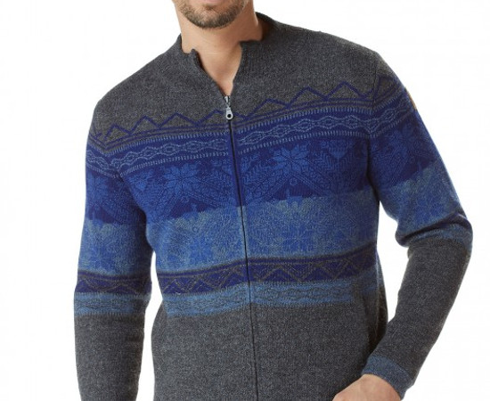 Alpaka Strickjacke Gael 100 % Baby Alpaka
